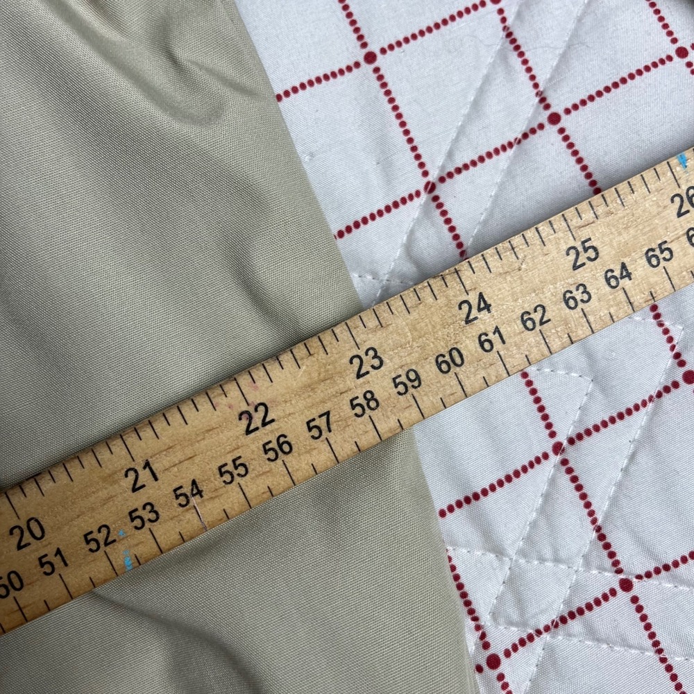 COOPER SPORTSWEAR Mens Beige Harrington Jacket Plaid Lined Size XL - Picture 9 of 13